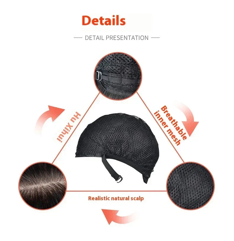 Big Wave Curly African Black Premium Human Hair Wigs