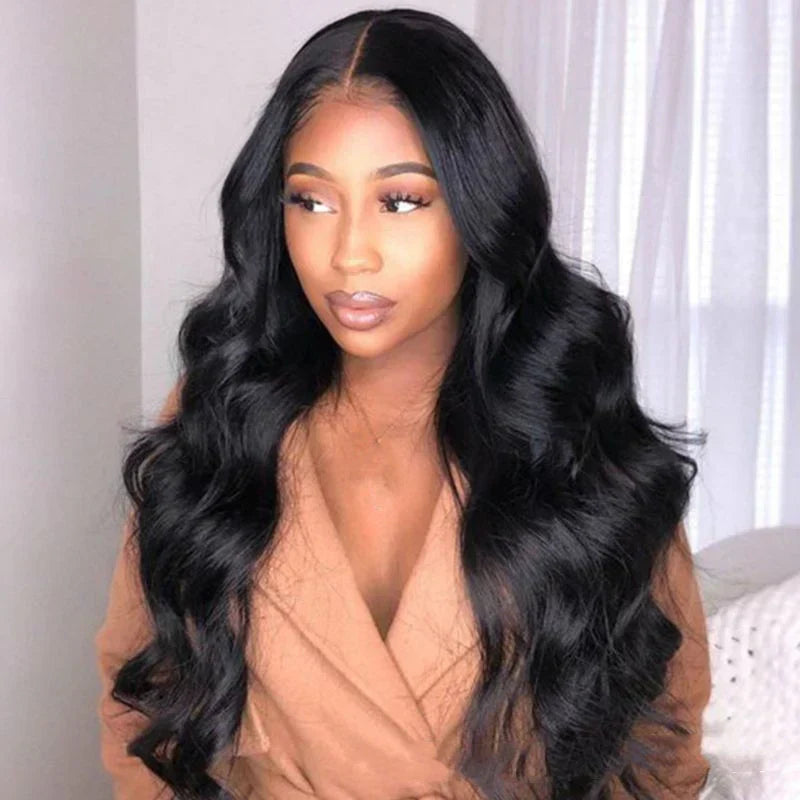 Big Wave Curly African Black Premium Human Hair Wigs