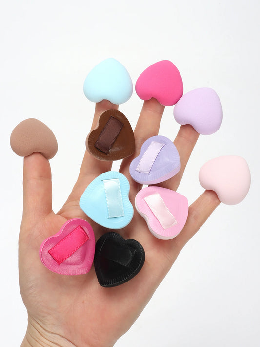5/10/20Pcs Super Soft Cotton Candy Makeup Puff Necessary Wet Dry Use Air Cushion Powder Puff Multifunction Portable Makeup Sponge
